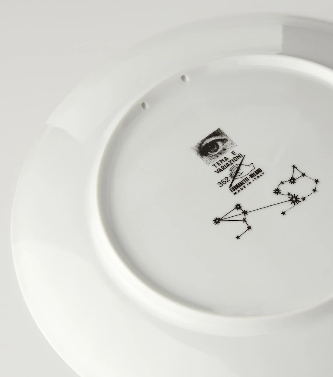 Fornasetti - صحن حائط Leo Tema E Variazioni N.352