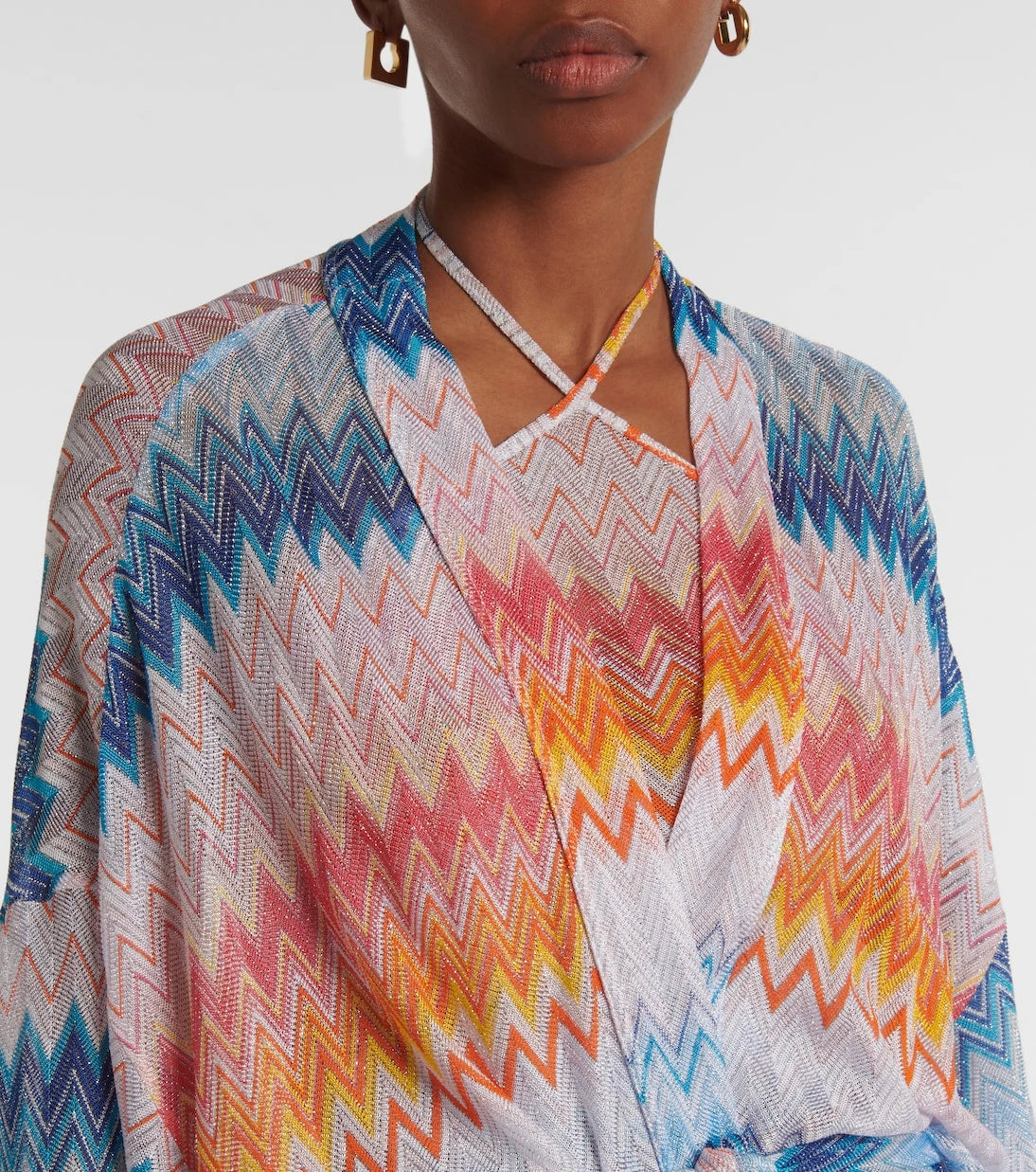Missoni - غطاء شاطئ لاميه متعرج