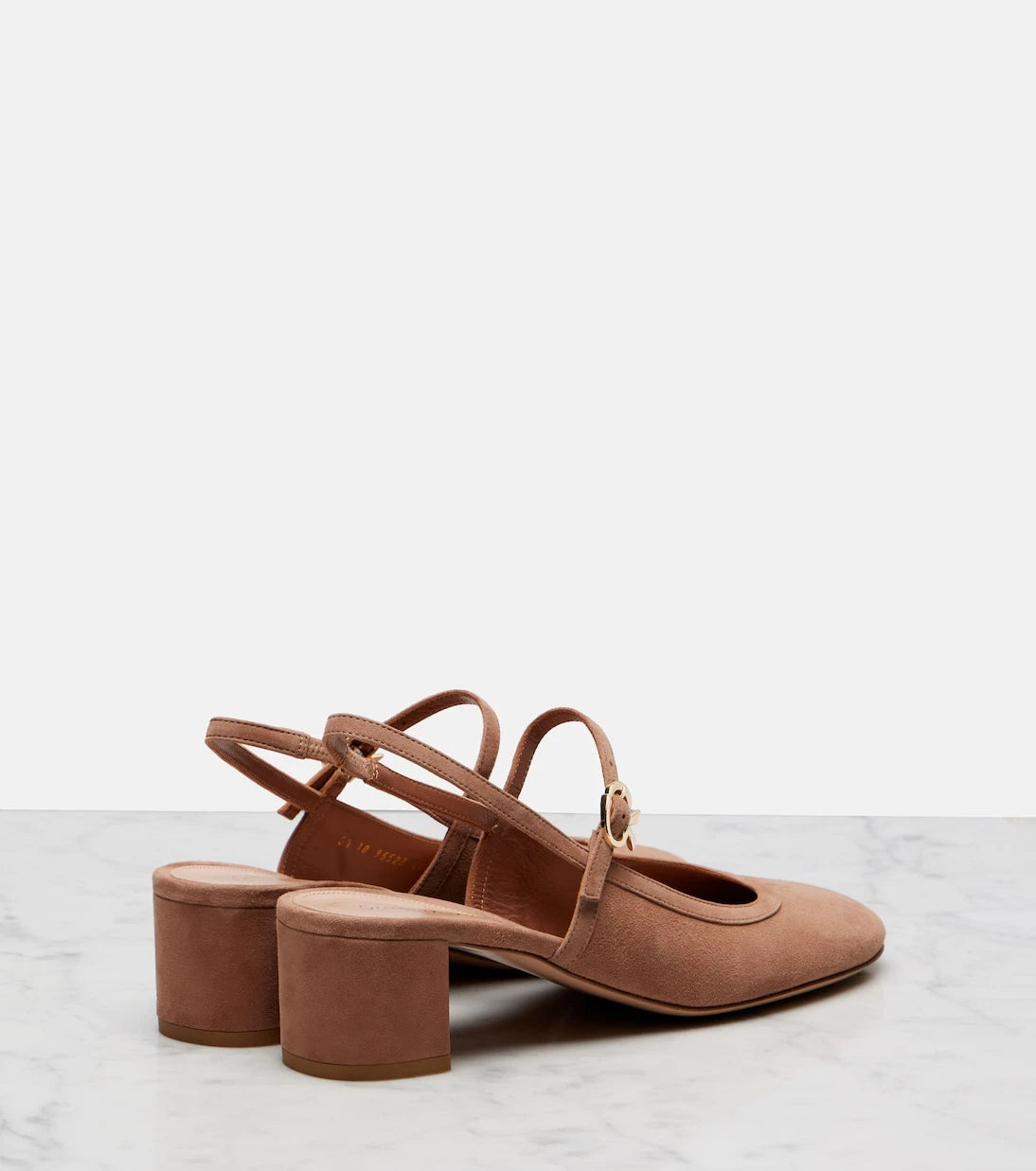 Gianvito Rossi - 45 suede slingback pumps
