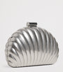 Silver Monet Shell Clutch Bag
