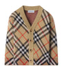 Burberry Kids Wool Check Cardigan (6-24 Months)