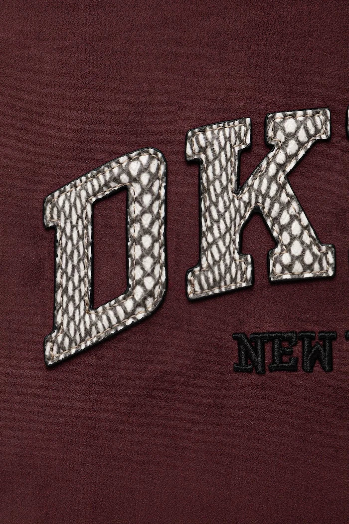 DKNY kadın crossbody suni süet çanta