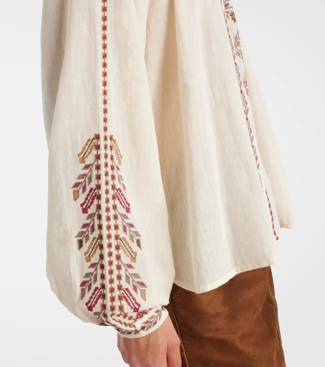 Marant Etoile - بلوزة Lynne قطنية مطرزة