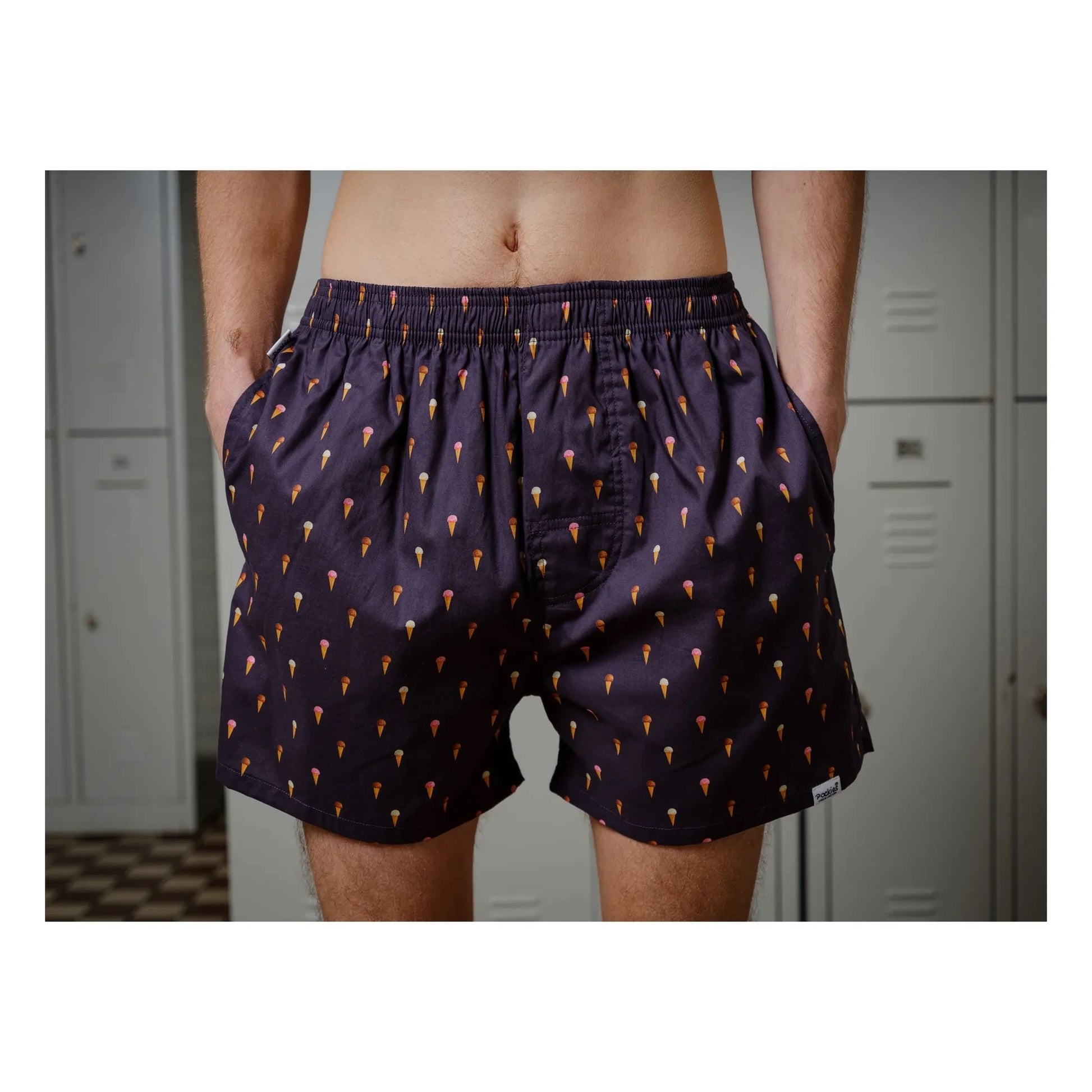 Pockies - Icecream Boxers | Navy blue