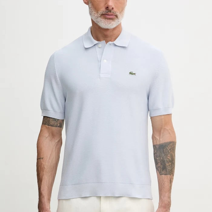 Lacoste тениска с яка мъжка памучна