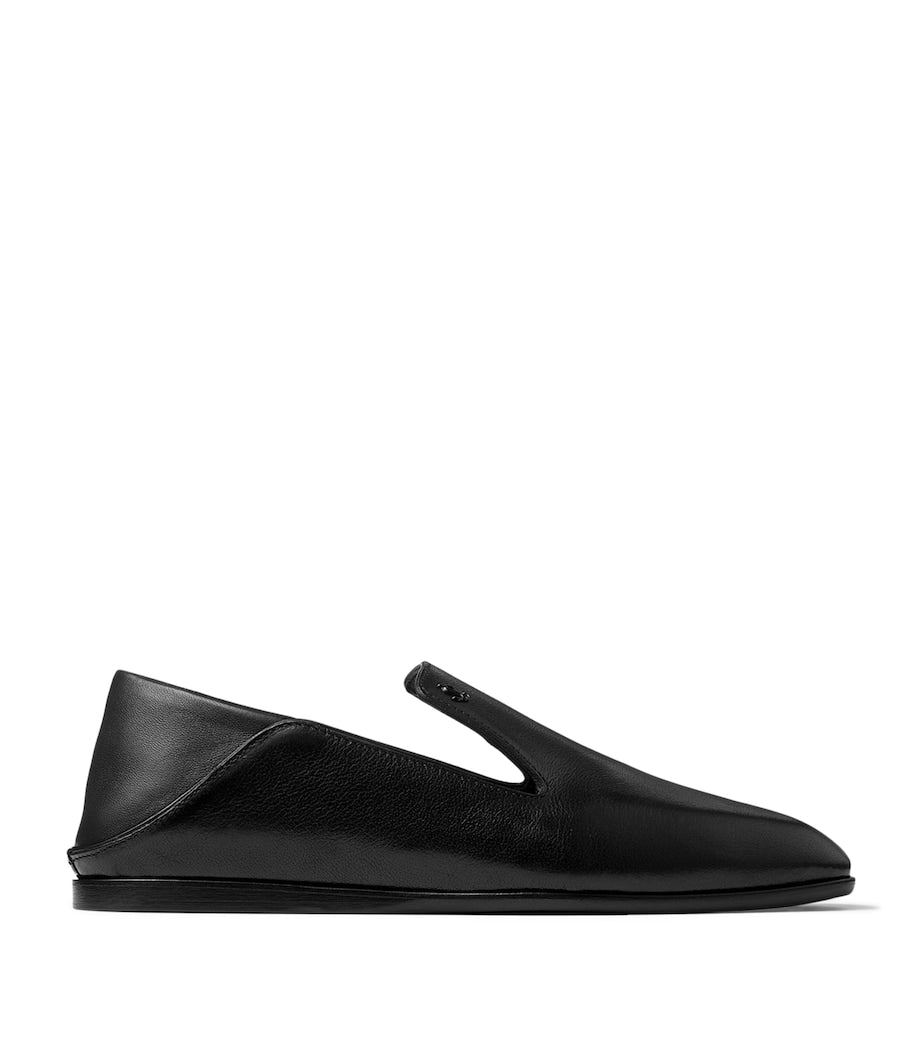 Eliot Calfskin Slippers BLACK