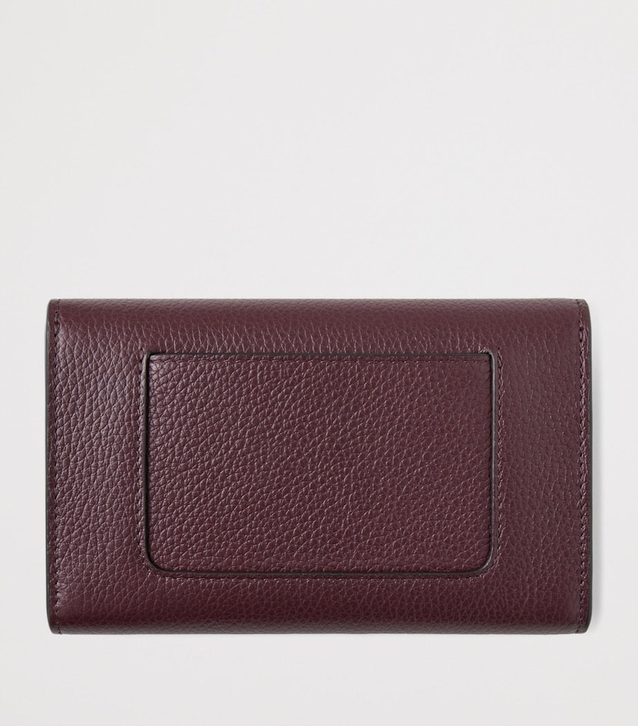 Mulberry Red Medium Leather Darley Wallet