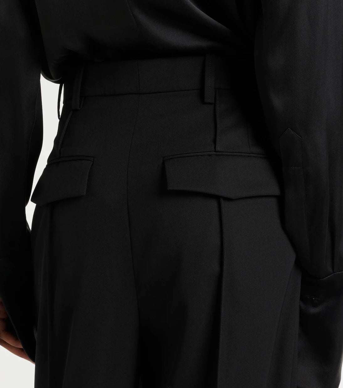 Wardrobe.NYC - x RHW Web wool wide-leg pants