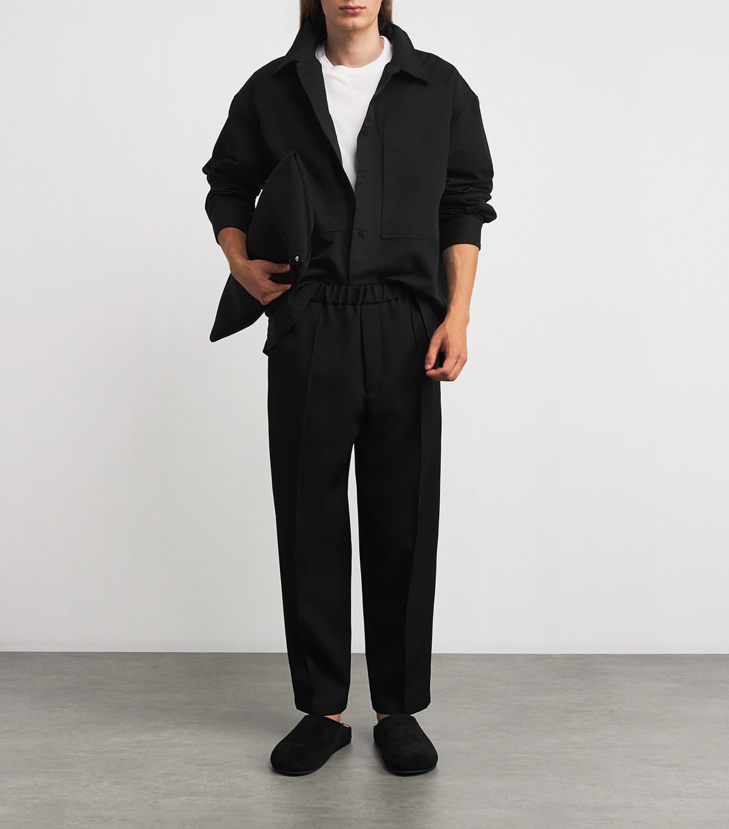 Black Cotton Rhode Overshirt