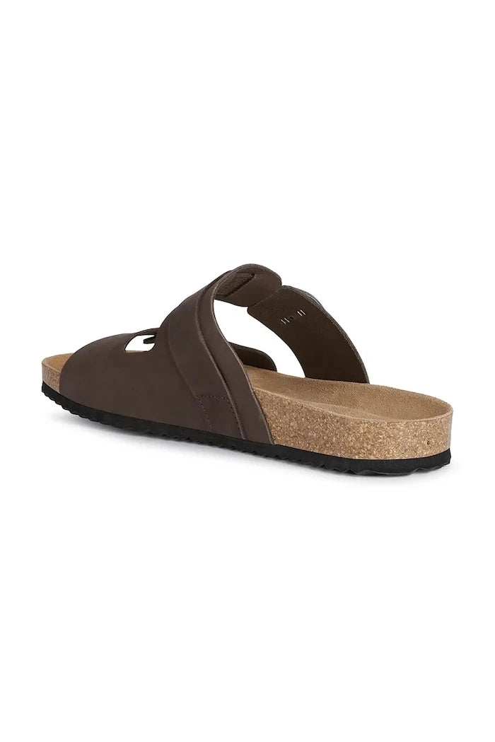 Nubuk Geox U SANDAL GHITA Terlik