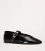 Patent Leather Stella Flats BLACK