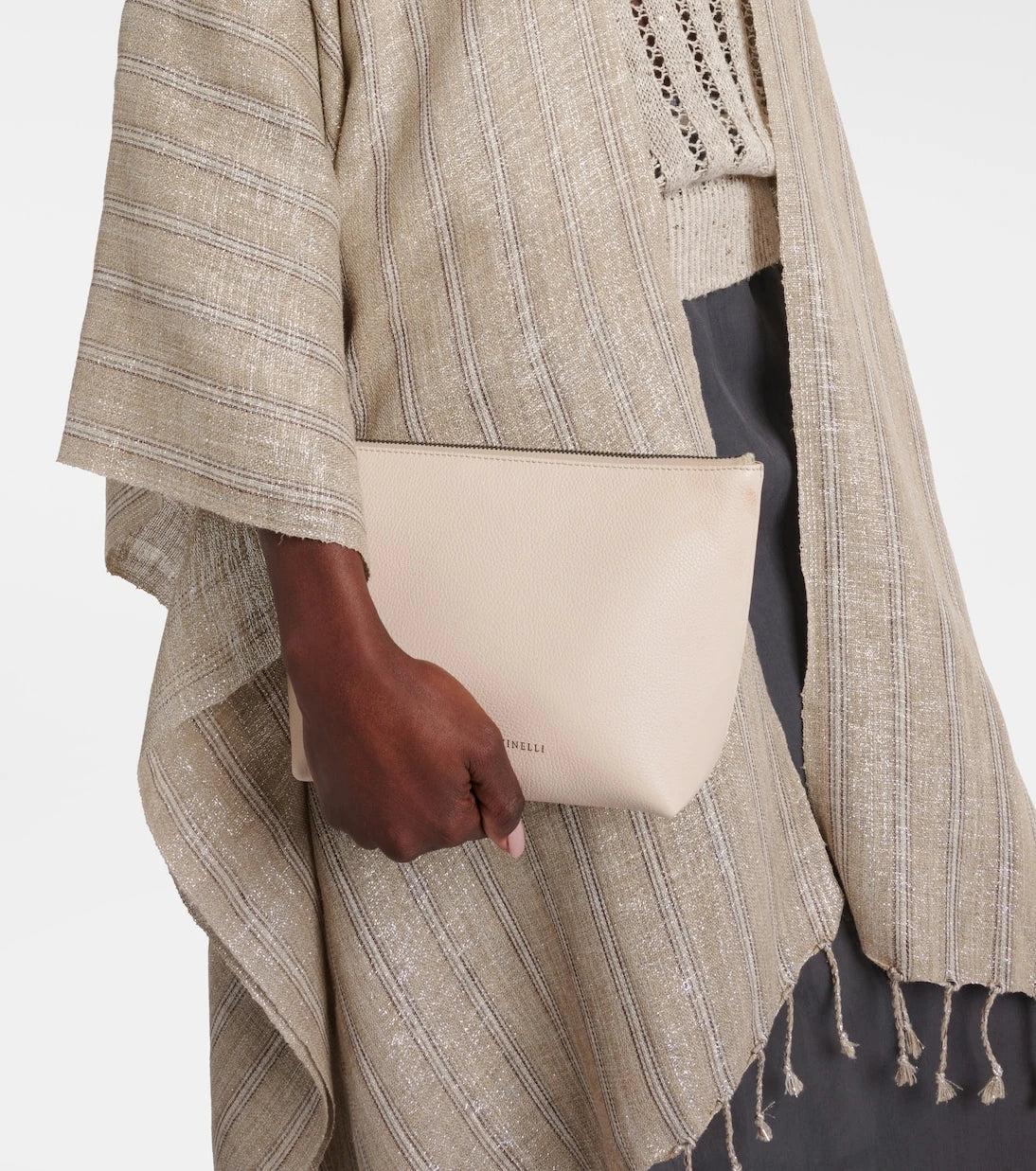 Brunello Cucinelli - Small leather clutch