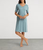 Blue Lace-Trim Moments Nightdress