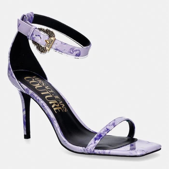 Versace Jeans Couture сандали с висок ток