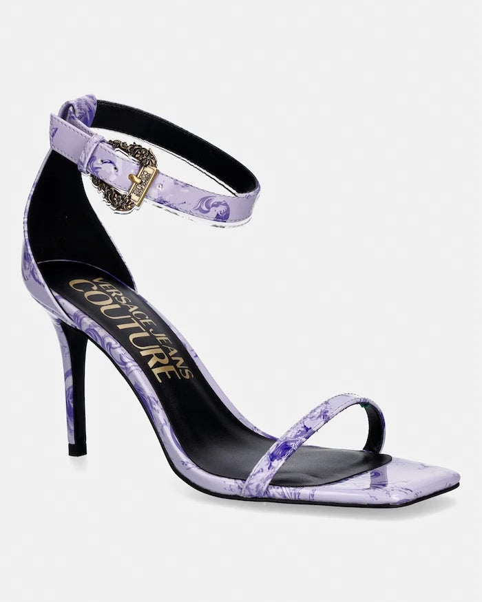 Versace Jeans Couture yüksek topuklu sandaletler