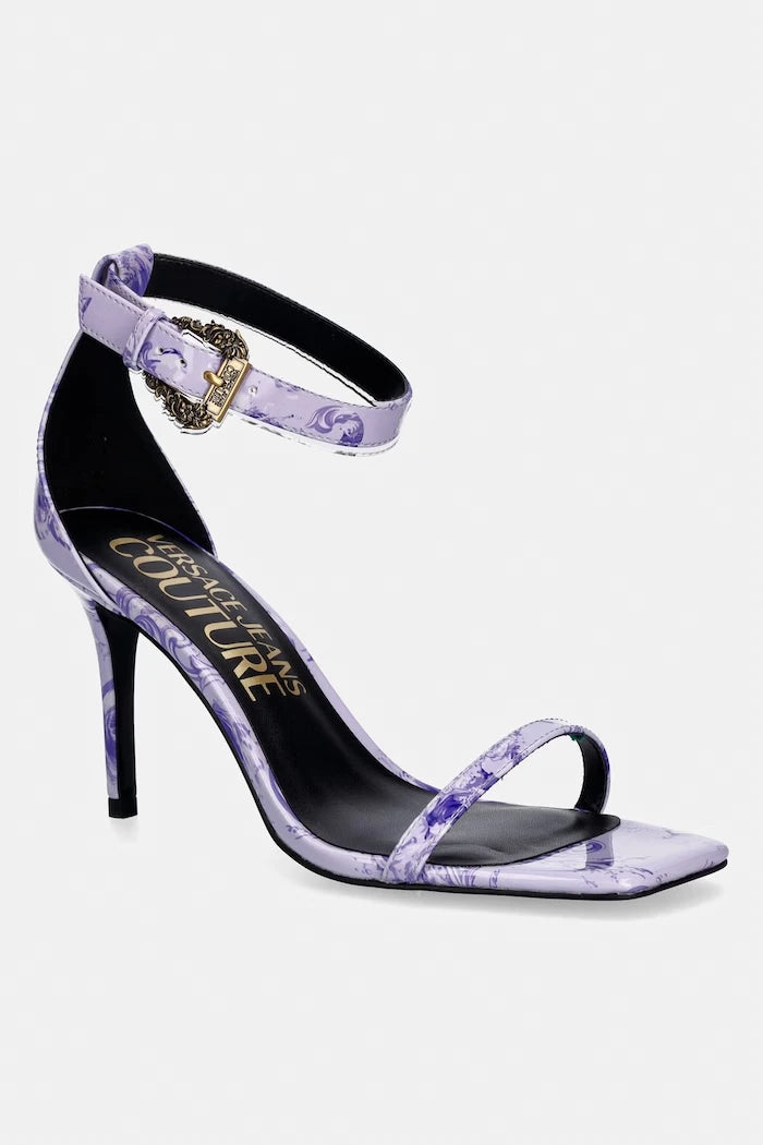 Versace Jeans Couture сандали с висок ток