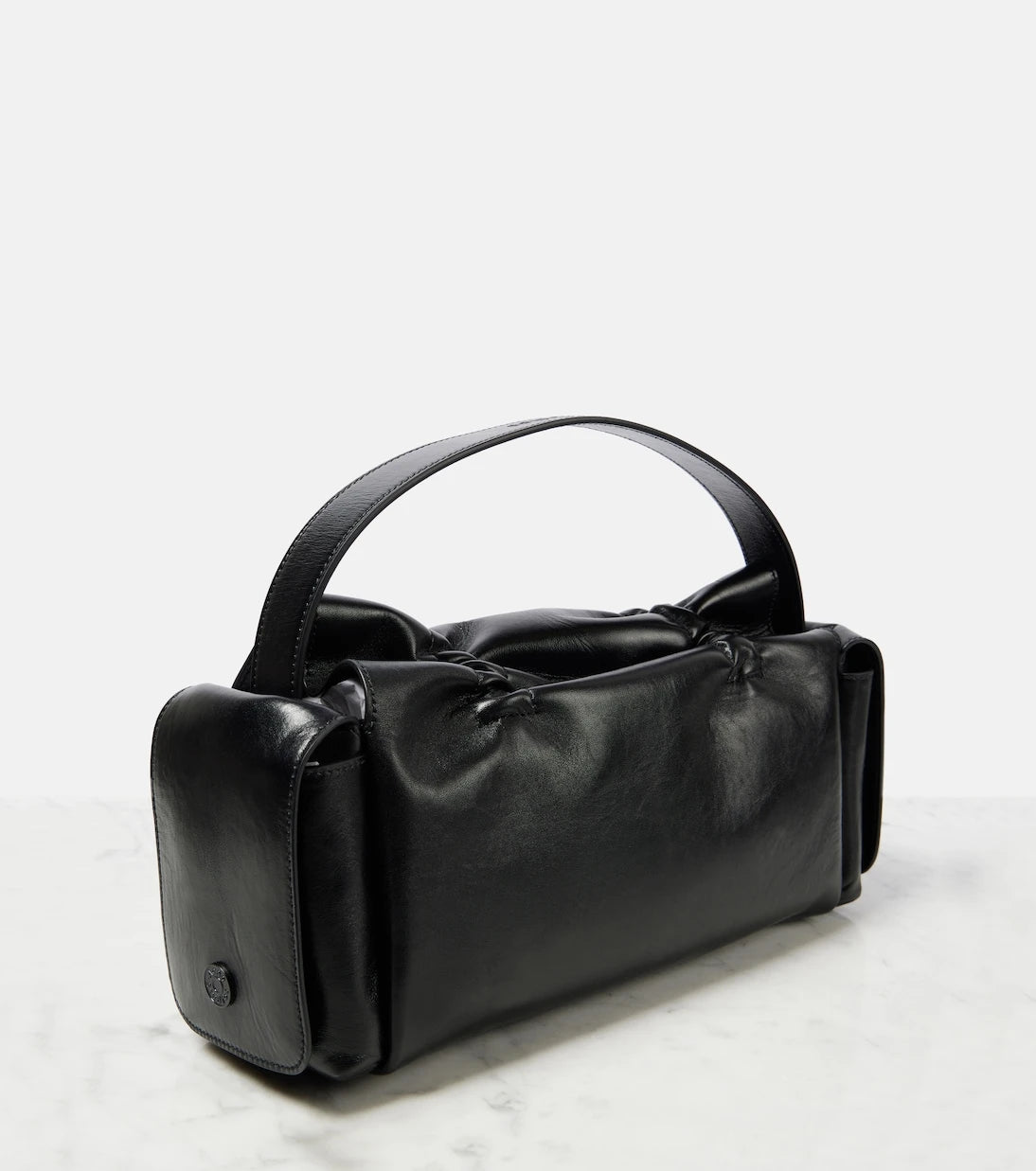 Acne Studios - Bow-detail leather tote bag