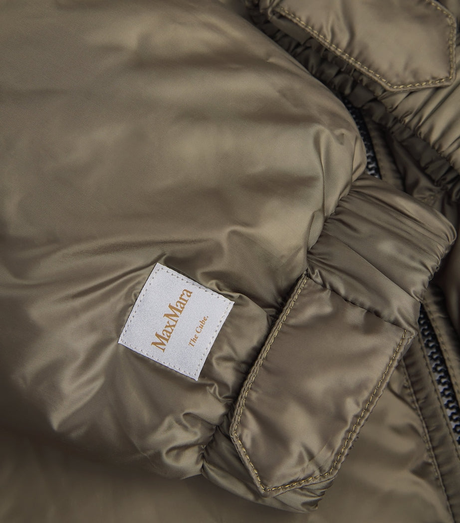 Max Mara Green The Cube Quilted Jacket