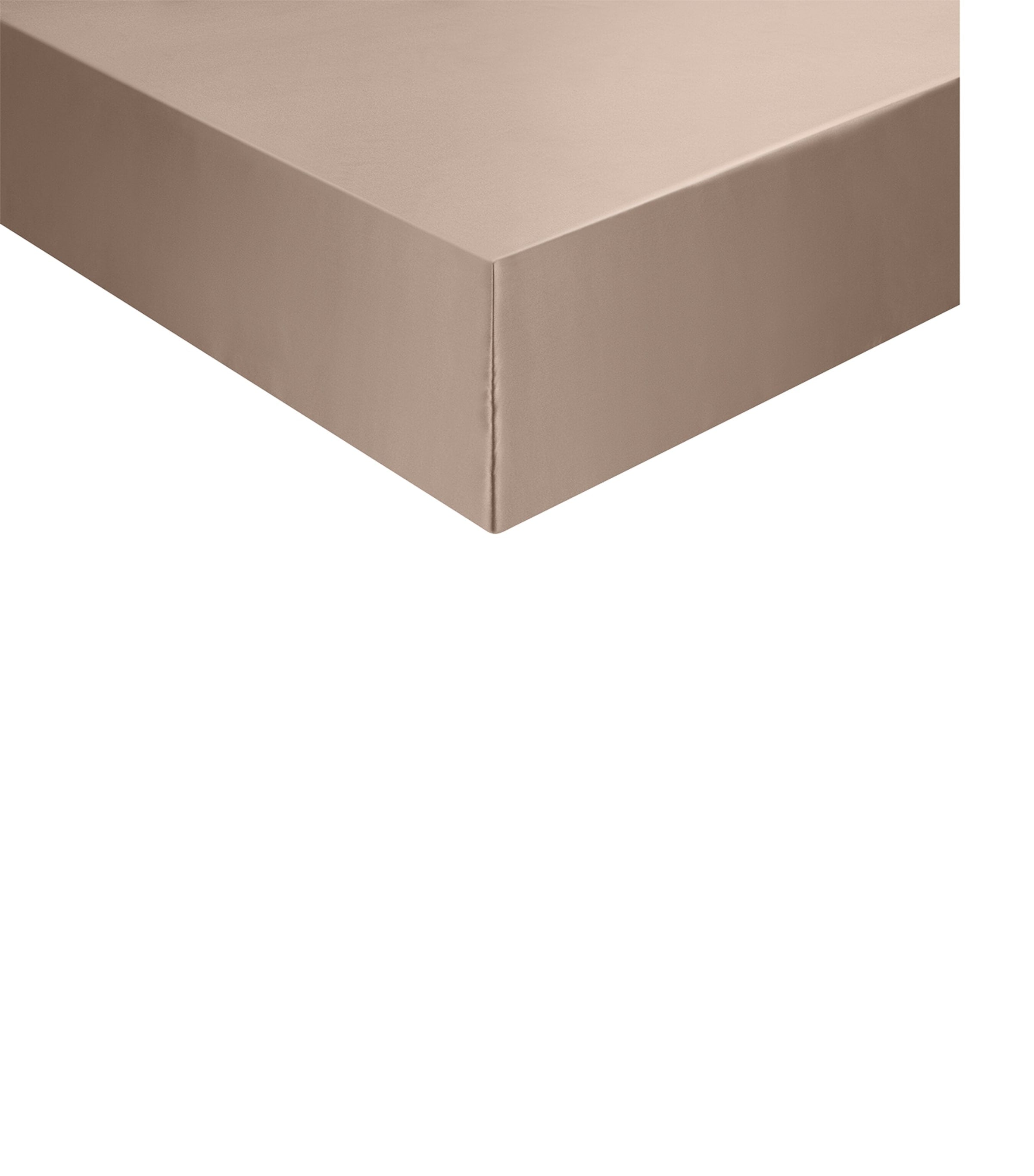 Gingerlily Silk Mocha Super King Fitted Sheet (180cm x 200cm)