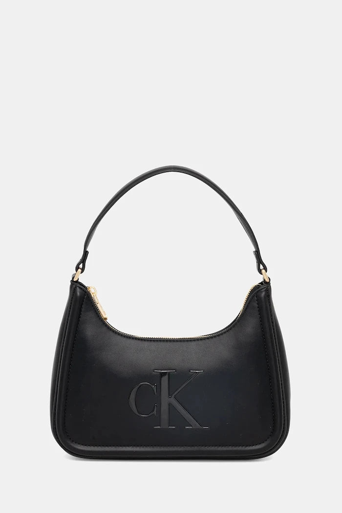 Calvin Klein чанта тип багета дамска от имитация на кожа