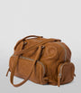 Brown Nappa Leather Top-Handle Bag