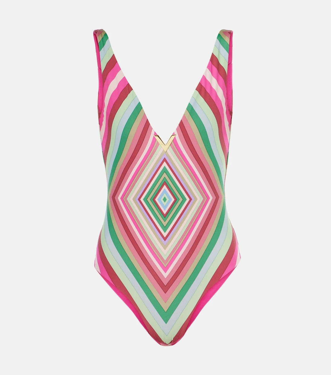 Valentino - Printed swimsuit