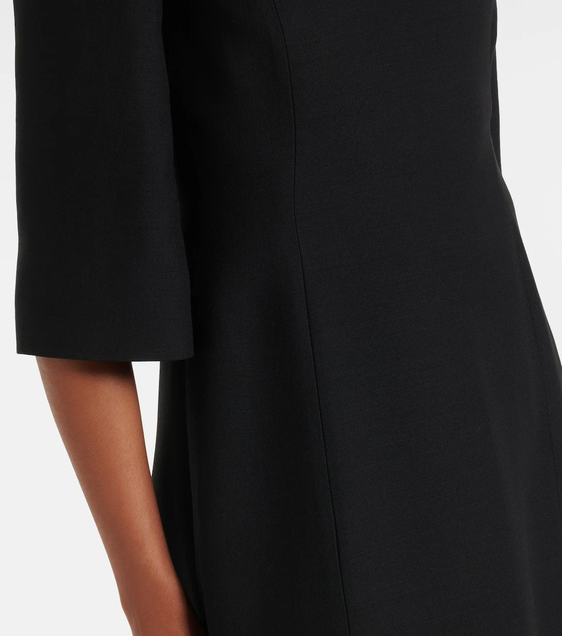 Valentino - Crepe Couture embellished midi dress