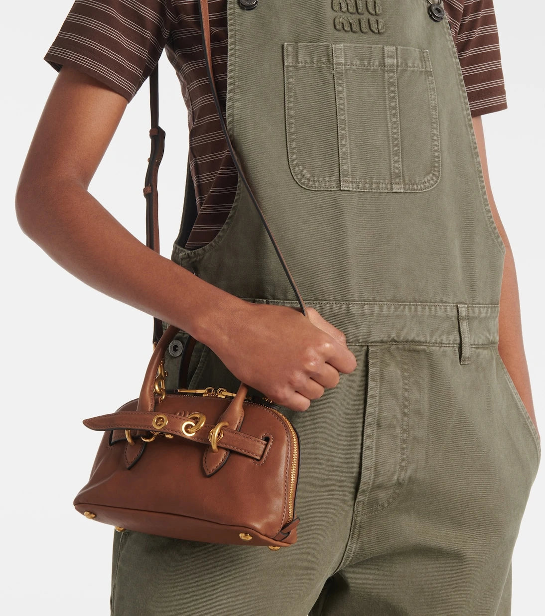 Miu Miu - Aventure Mini leather tote bag