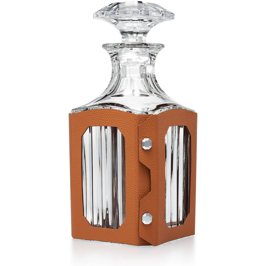 Leather Octogone Decanter Case