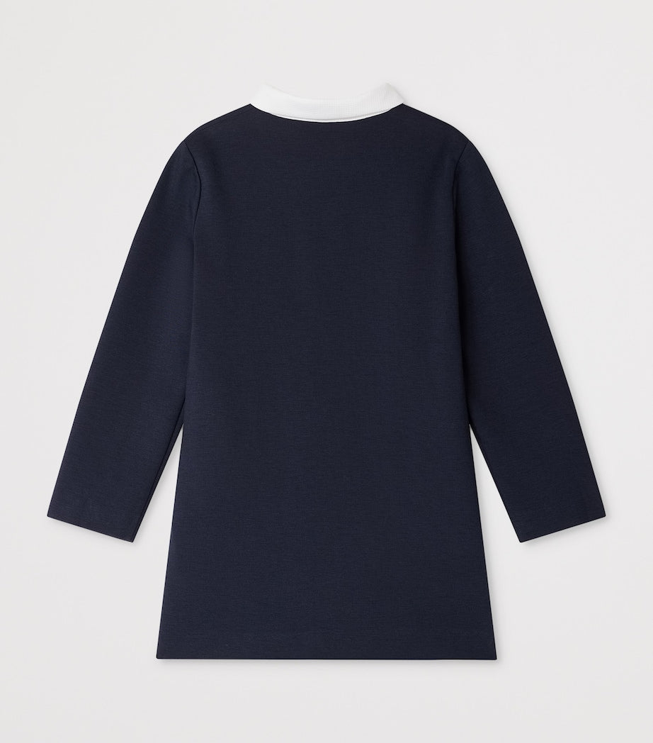 Bonpoint Navy Jersey Dress (10-14 Years)