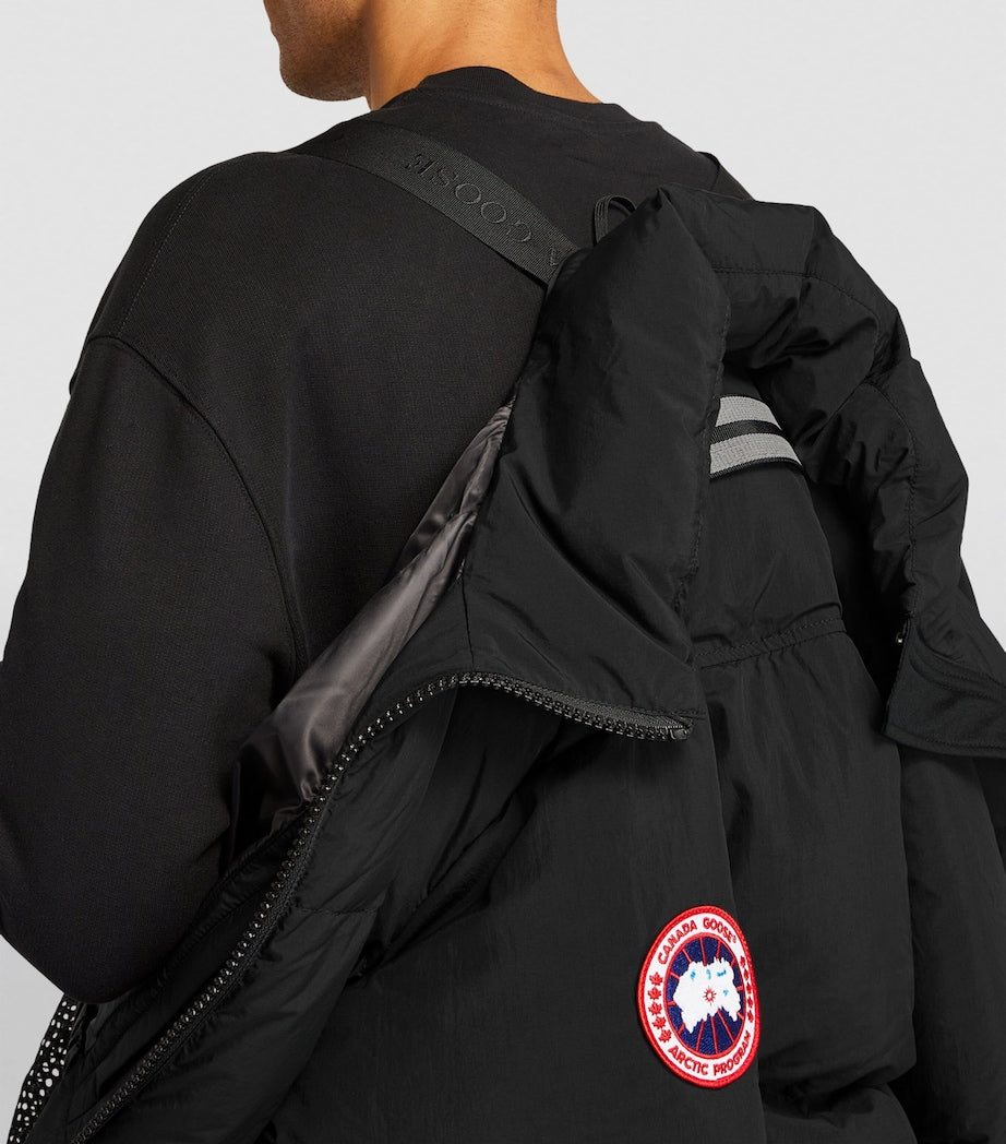 Black Lawrence Puffer Jacket