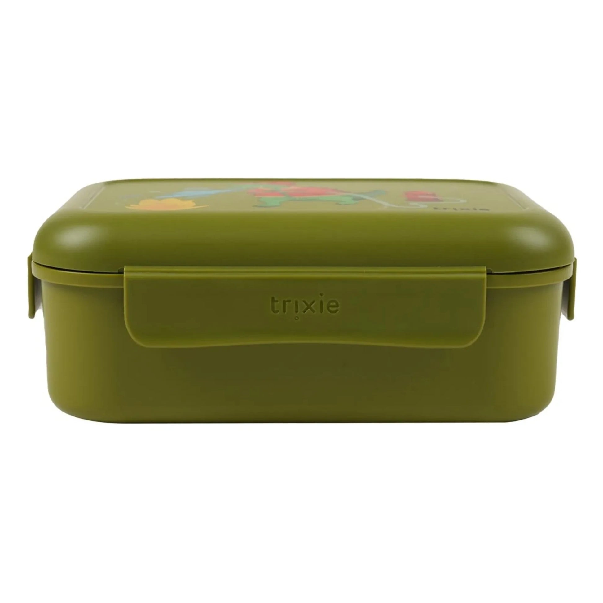Trixie - Meal Box Clips Fireman Mr. Dino | Green