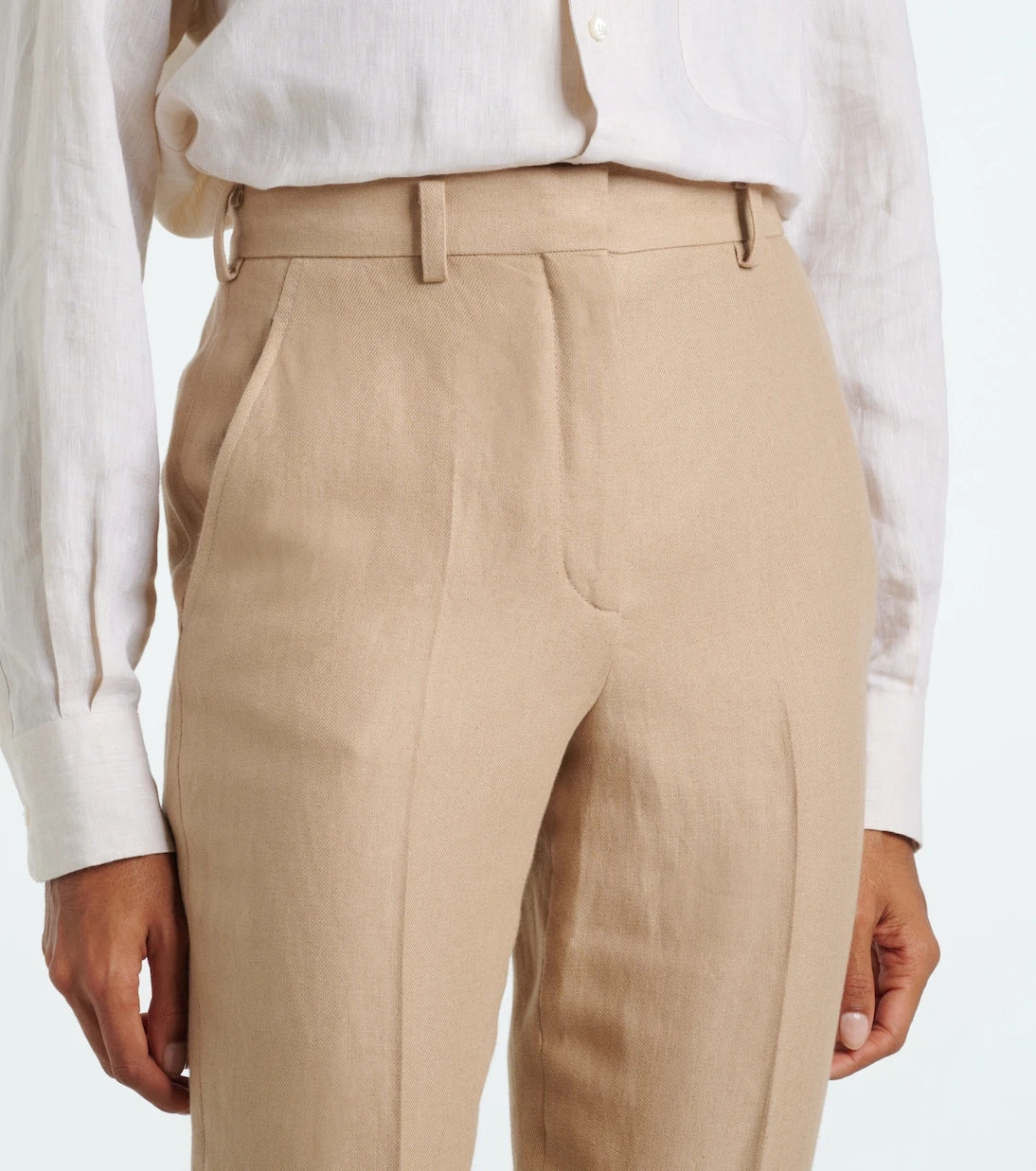 Loro Piana - Neo Derk linen crêpe straight pants