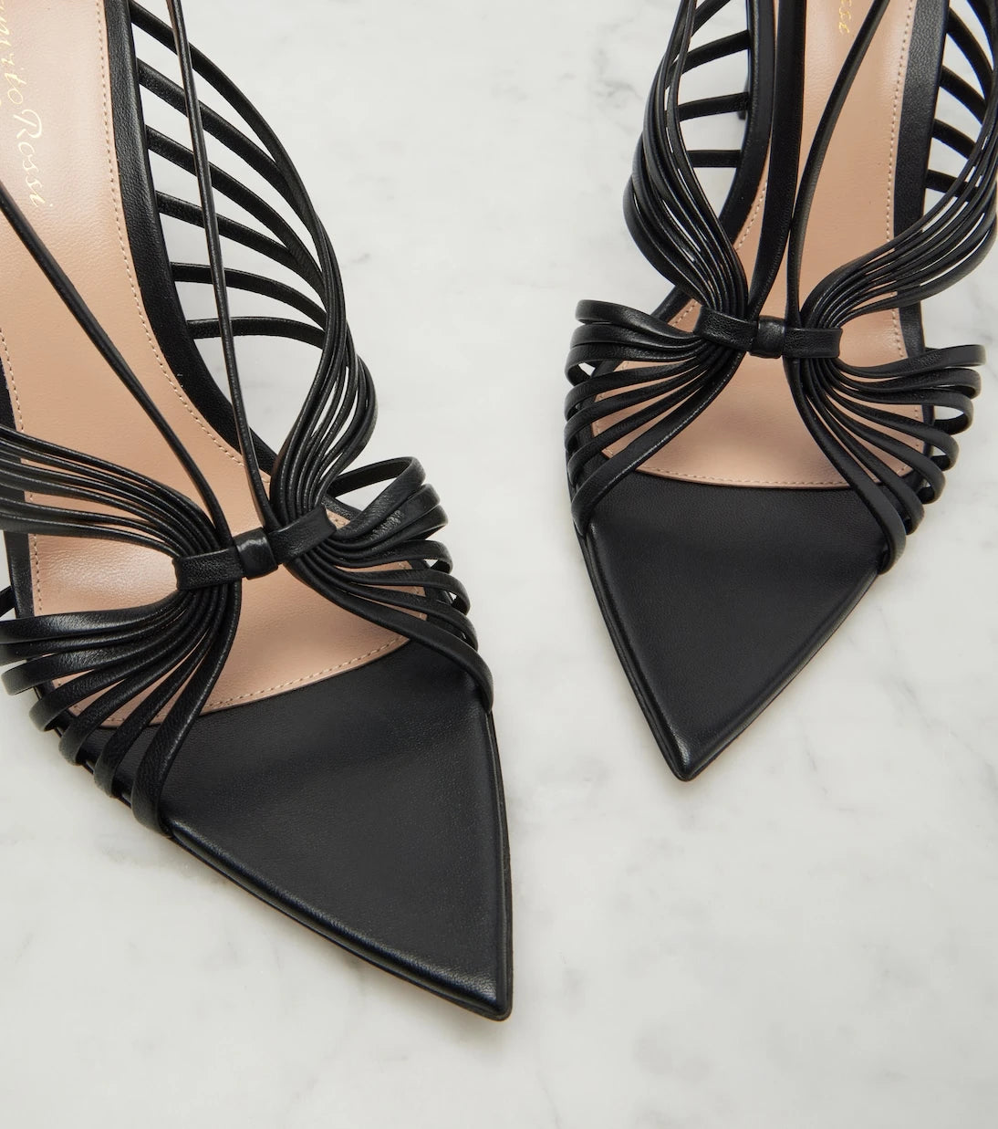 Gianvito Rossi - Leather slingback sandals