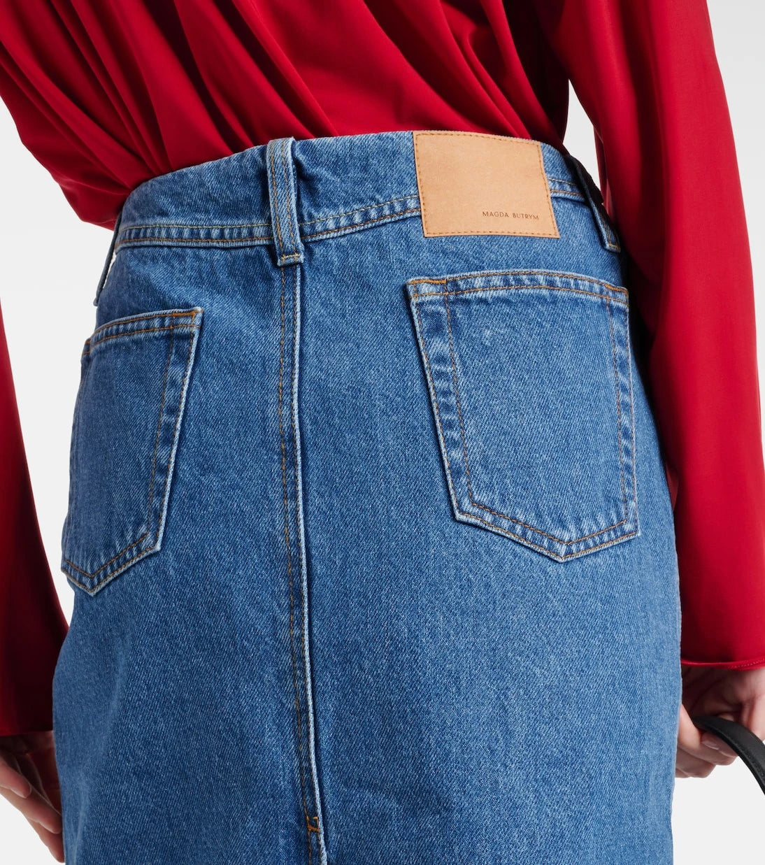 Magda Butrym - Denim midi skirt