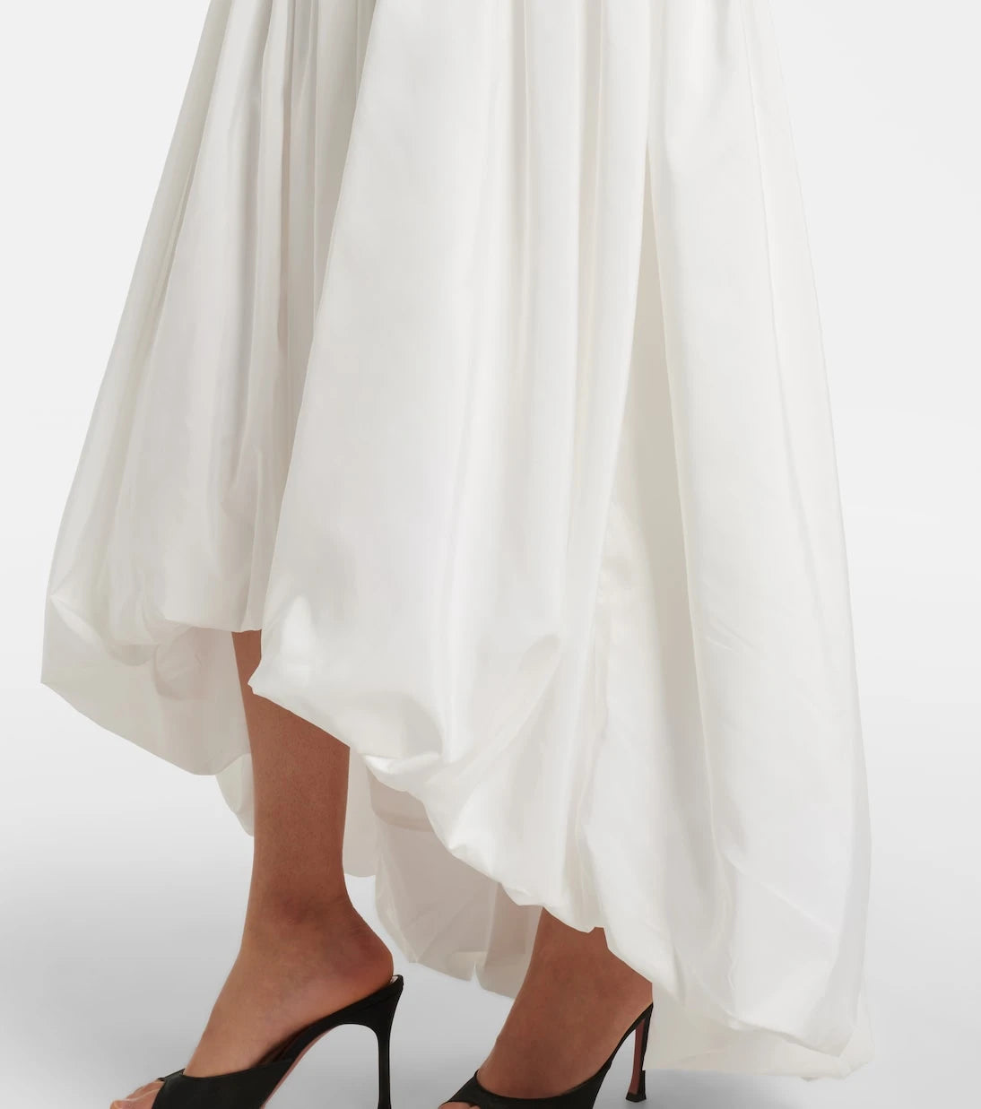 Norma Kamali - Asymmetric jersey maxi skirt