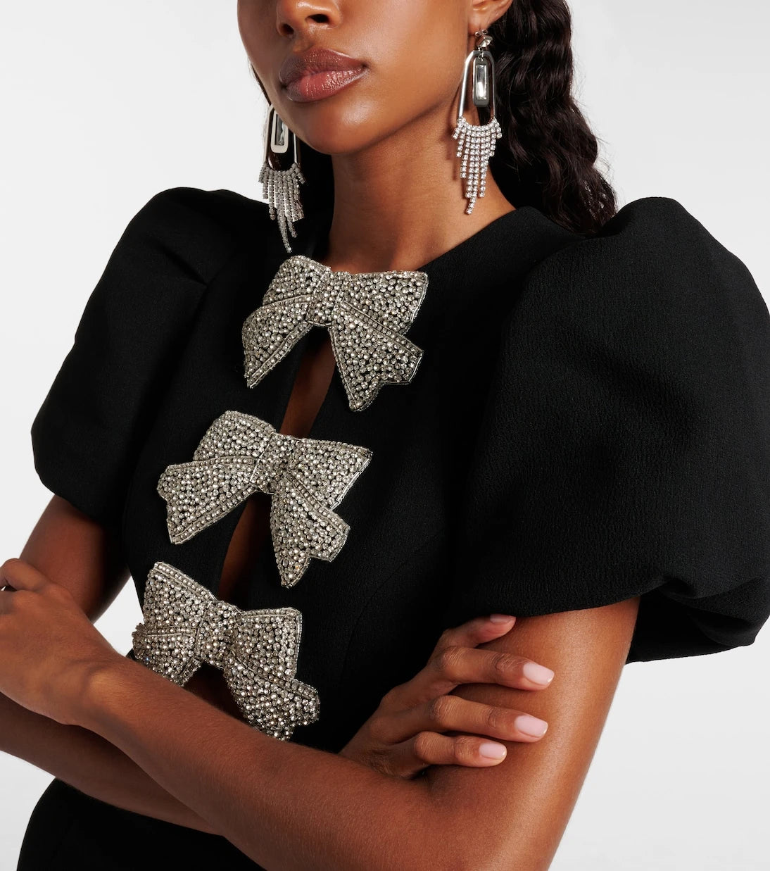 Rebecca Vallance - Embellished pendant earrings