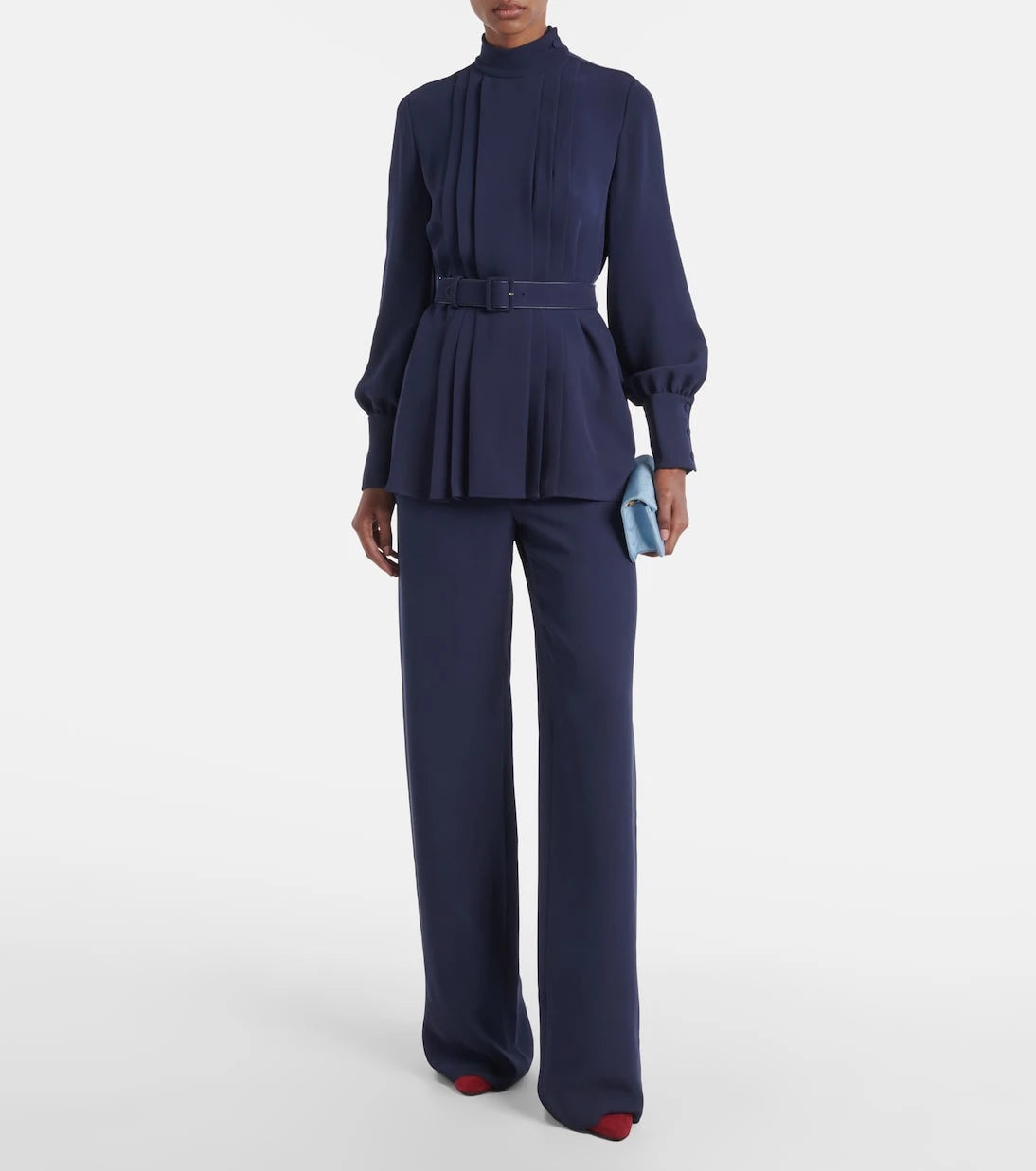 Valentino - Cady Couture wide-leg pants
