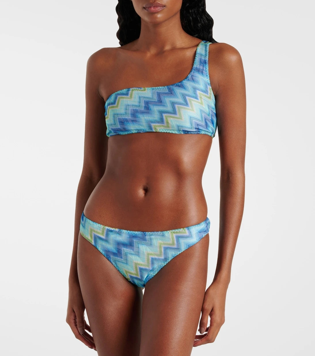 Missoni - Zigzag one-shoulder bikini