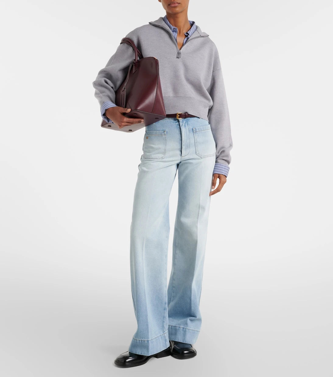 Victoria Beckham - Alina high-rise flared jeans