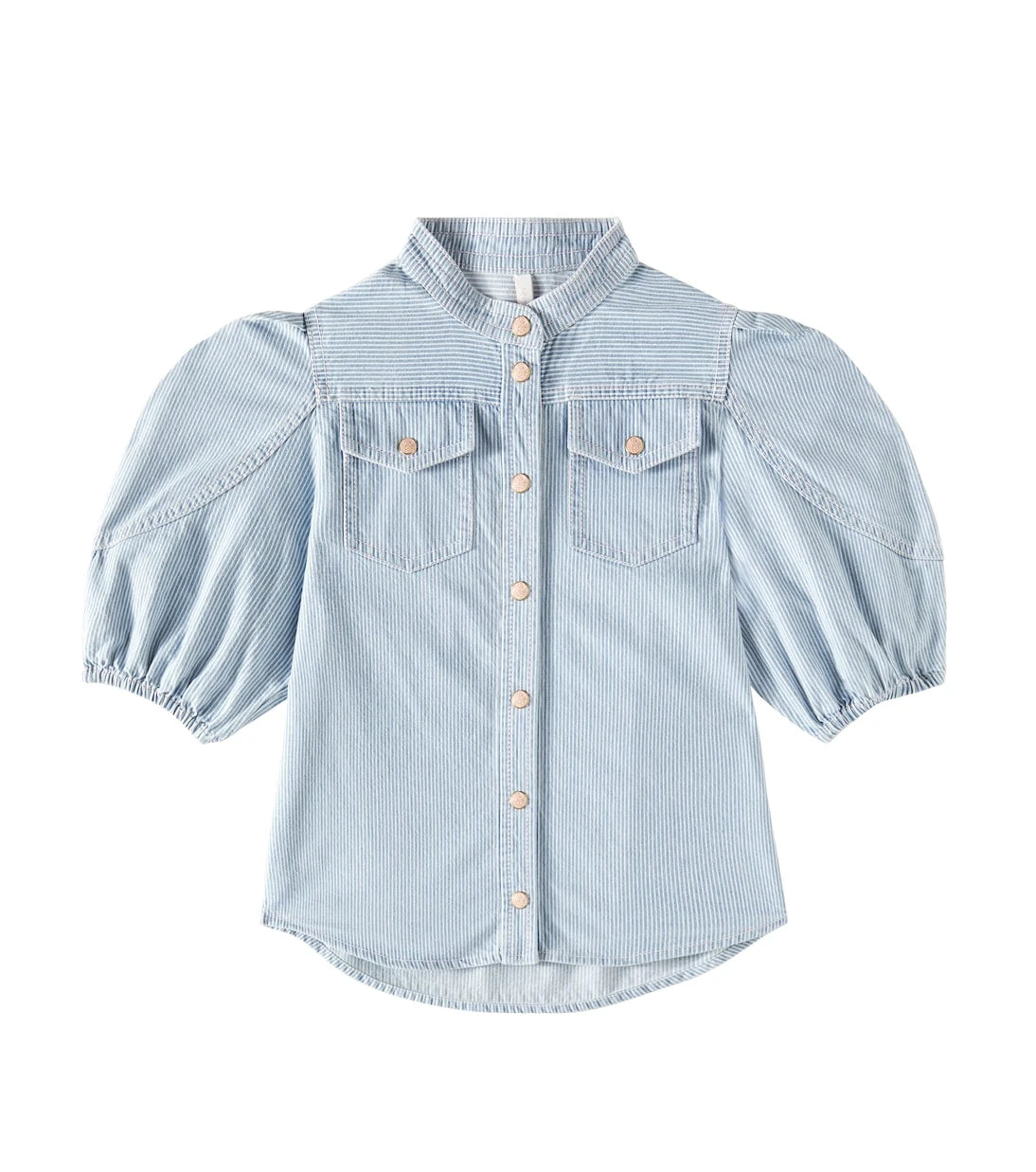 Zimmermann Kids - Wylie Utility striped denim top