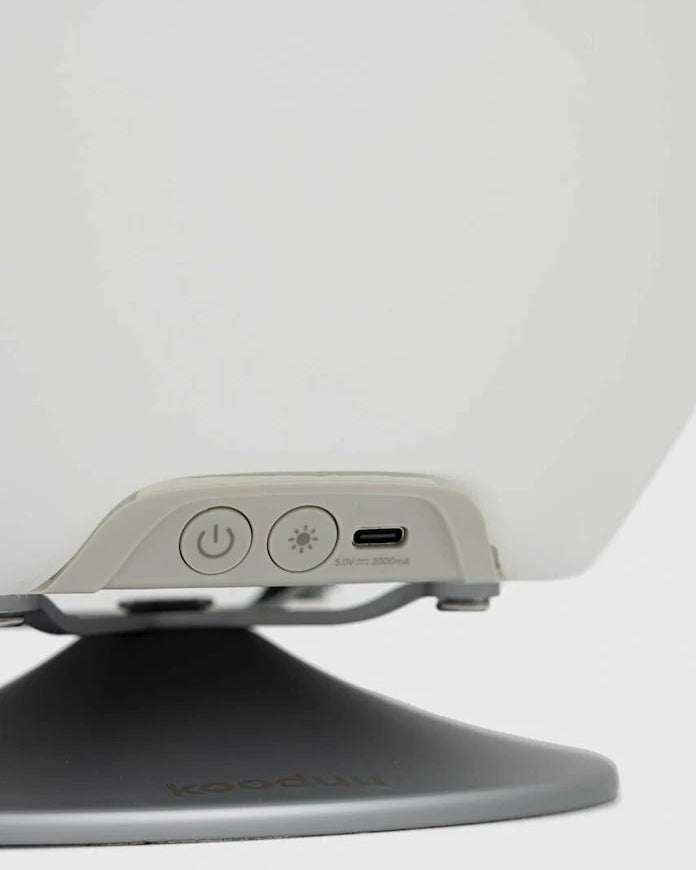 Led лампа с високоговорител и място за съхранение Kooduu Atmos