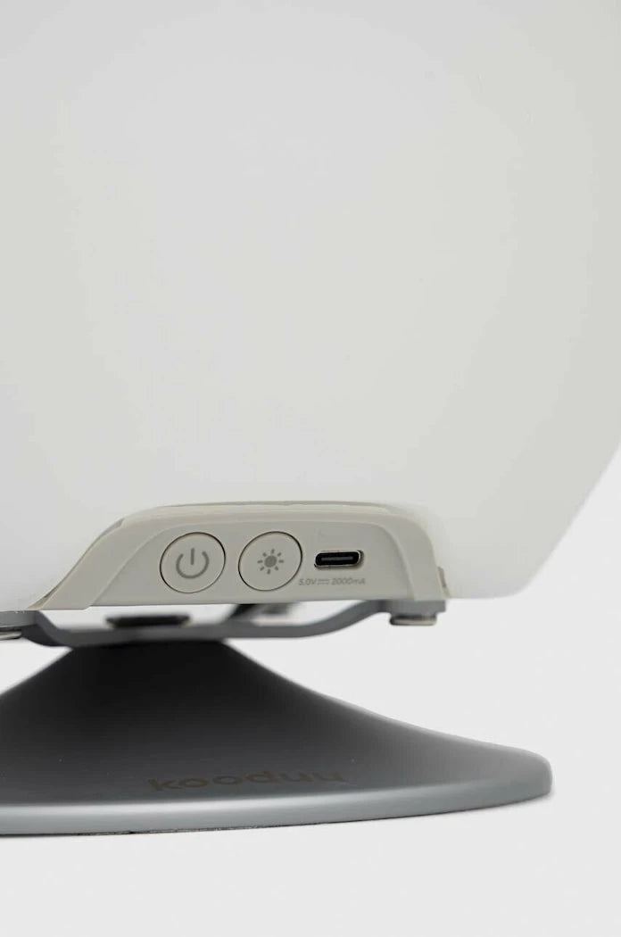 Bluetooth hoparlörlü ve saklama alanlı Led lamba Kooduu Atmos
