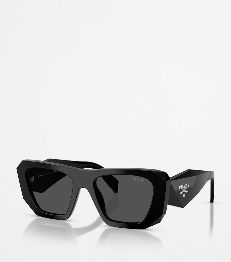 Prada Black Acetate PR B18S Sunglasses