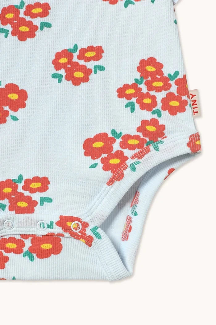Tinycottons BLOSSOMS RIB BODY Bebek Body