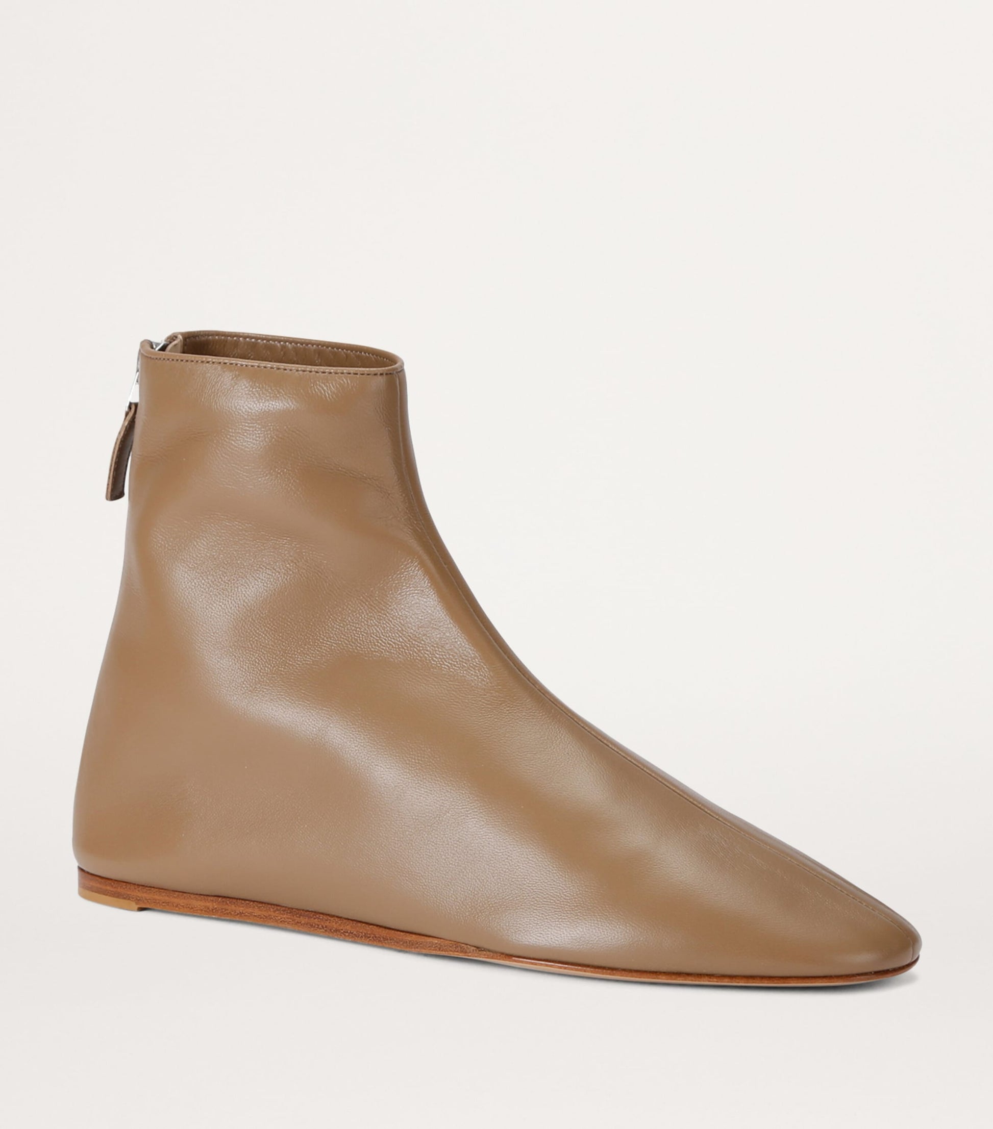 Leather Luna Boots TAUPE