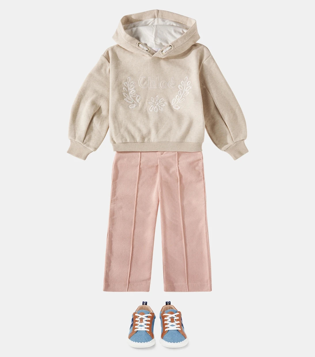 Chloé Kids - Hooded cotton cardigan