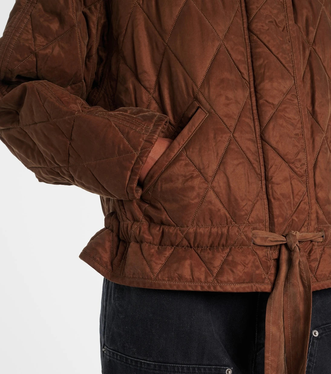 Marant Etoile - Zakiane quilted satin jacket