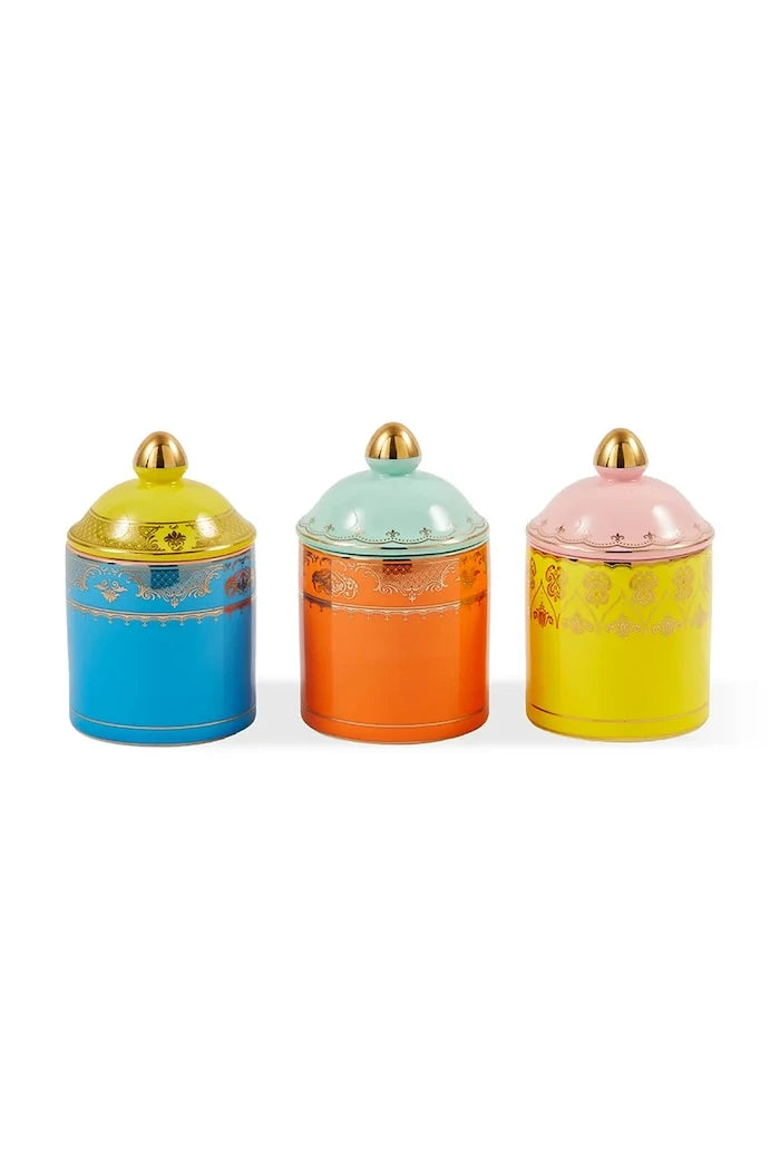 POLSPOTTEN Sırlı Porselenden Saklama Kabı 9 x 14 cm