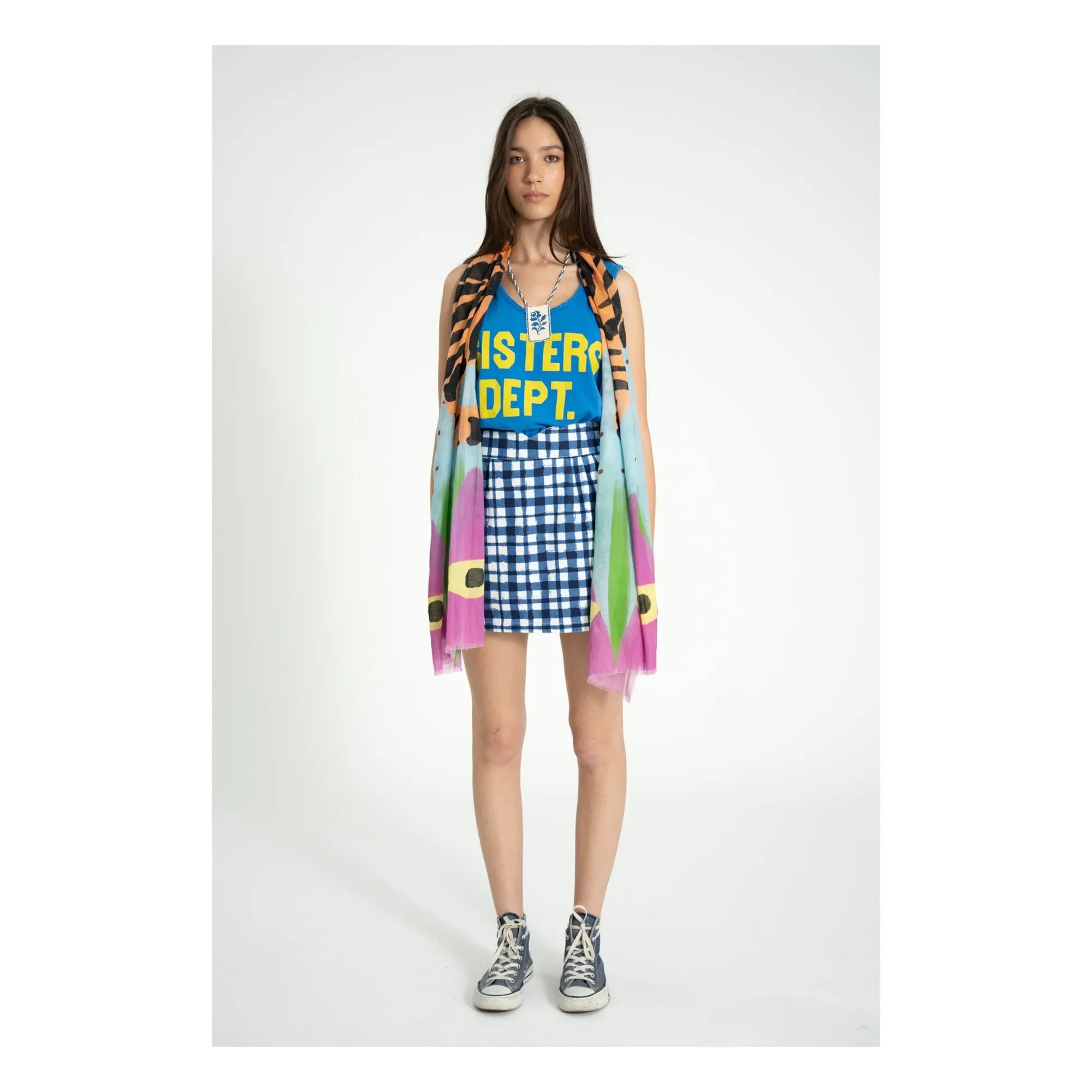 Sisters Department - Olivia Cotton tank top | Blue